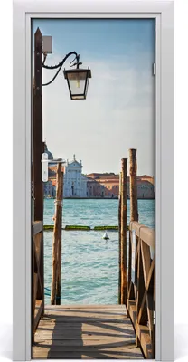 Produktbild von Tulup Türaufkleber 75x205 cm Dekorative Aufkleber Selbstklebend Wasserdichte Tapete Abnehmbar Schlafzimmer Wohnzimmer Wohnkultur - Venedig Italien