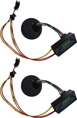 Produktbild von 1/2 Stück Universal Modified Car LED-Scheinwerfer Einfache Installation 12-V-Eingangsspannung Dynamisches Multi-Modi-Devil-Eye-Autoscheinwerfer-Dekor