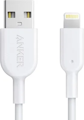 Obrázok produktu pre Kábel Anker 321, USB-A na Lightning (0,9 m / 1,8 m), biela / 0,9 m
