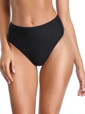 Obrázok produktu pre RELLECIGA Dámske plavky, vysoký strih, vysoký pás, čierna spodná časť, veľkosť L
