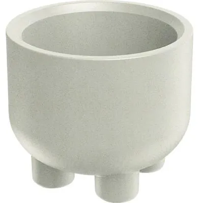 Image de Pot de fleurs avec pieds MOLTA ROUND 40 cm - Couleur : sable