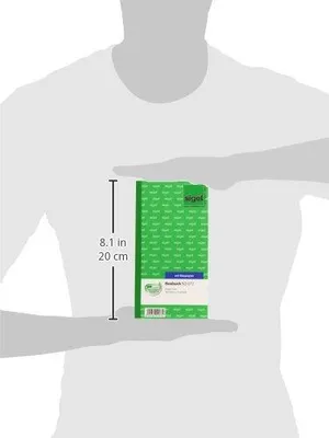 Produktbild von SIGEL BO072 Bonbuch, 360 Abrisse, rosa, 105x200 mm, mit Blaupapier, 2 x 60 Blatt