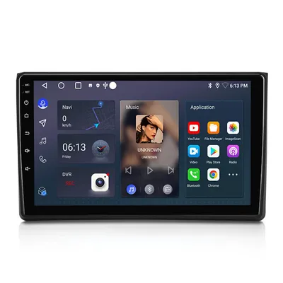 Obrázok produktu pre 9'' Android autorádio 128 GB pre Audi A4 B6/B7 2000–2009 Carplay Android Auto navigácia Bluetooth