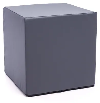 Obrázok produktu pre Ecopuf Cube, Taburetka, Sedací Box, Kocka, 40x40x40, Sivá E15