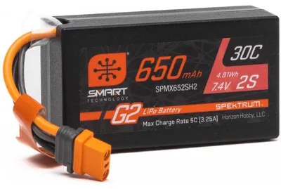 Produktbild von Spektrum G2 7.4V 650mAh 30C Modellbauakkus