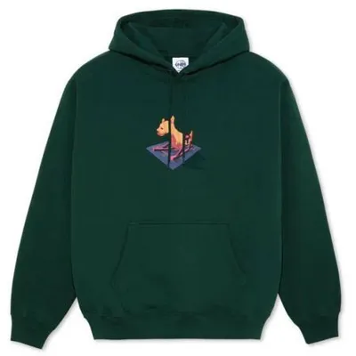 Zdjęcie produktu dla Bluza polarowa Dave Hoodie Dog – zielona – rozmiar S