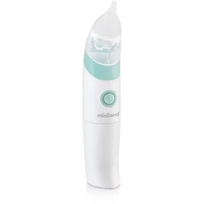 Produktbild von Miniland Baby Elektrischer Nasensauger weiche Silikonspitzen NASAL CARE, weiß