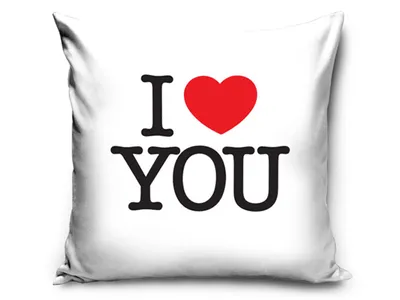 Obrázek produktu pro Romantický polštář I Love You