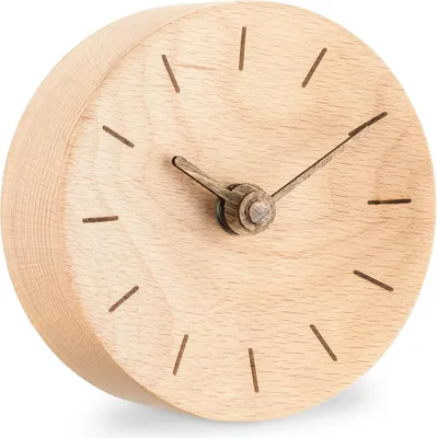 Produktbild von Moderne Tischuhr - Tischuhr - Holz Uhr - Luxusuhr - Analoge Uhr - Moderne Uhr - Kleine Uhr -