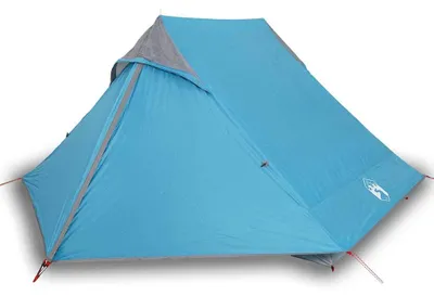 Image de vidaXL Tente de camping 2 personnes bleue étanche à l'eau