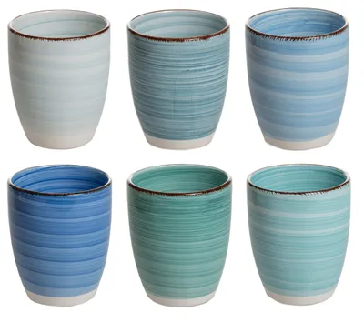 Obrázek produktu pro Studio Tavola Cups Ocean Blue 350 ml - 6 kusů