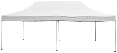 Immagine prodotto di Gazebo da Giardino Pieghevole 3x6m in Alluminio e Tessuto Bianco