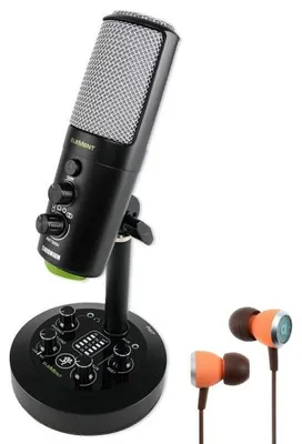 Productafbeelding van Mackie USB-microfoon Chromium met in-ear hoofdtelefoon