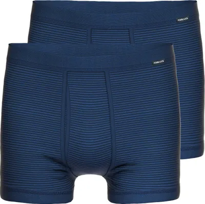 Produktbild von Ammann 2er Pack Jeans Feinripp Retro Short / Pant Im sportlich-klassischem Schnitt, Aus strapazierfähiger Baumwolle, Mit Weichelastikbund