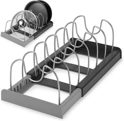Produktbild von Famanu Halter für Deckel - Küchenorganizer mit verstellbaren Fächern