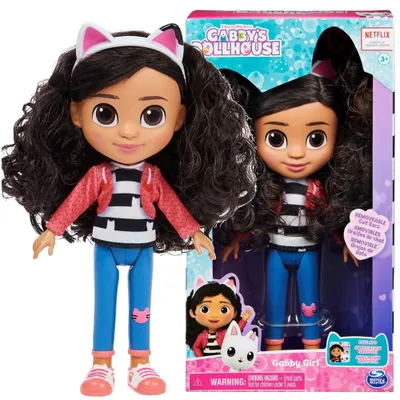 Produktbild von Gabby's Dollhouse DREAMWORKS - 20cm große Gabby Girl Puppe, Modepuppe, Weiblich, 3 Jahr(e), Mädchen, 232 mm, 210 g