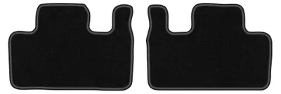 Immagine prodotto di Tappetini posteriori in moquette per FIat Coupe 1993-2000 (coupé) – 2 pezzi, neri, su misura – Wielganizator LUX