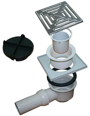 Produktbild von Ablauf waagerecht DN50 für Duschboards