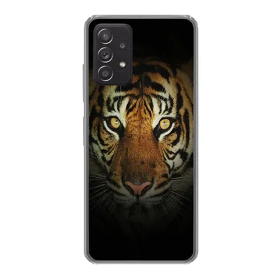 Produktbild von MuchoWow® Handyhülle Schutzhülle Hülle für Samsung galaxy a73 Tiger - Licht - Augen Silikon Softcase Handy Hülle - Handyhülle