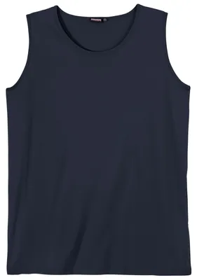 Produktbild von Adamo Fashion Tanktop Basic dunkelblau Übergröße