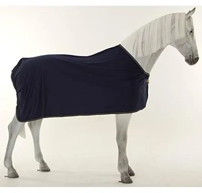 Produktbild von Pferdedecke Kerbl Bucas Prize Cooler 145cm Navy/Gold, atmungsaktiv, leicht