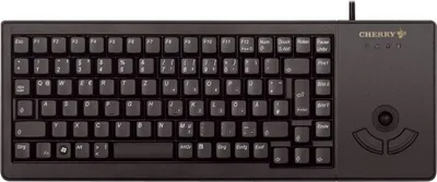 Produktbild von CHERRY XS G84-5400 TRACKBALL Kabelgebundene Tastatur, USB, Schwarz (QWERTZ - DE), Volle Größe (100%), Kabelgebunden, USB, QWERTZ, Schwarz