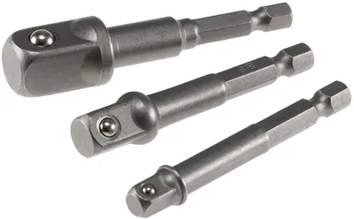 Produktbild von Bohrmaschine Adaptersatz Stecknuss Adapter Stecknusshalter 1/4 3/8 1/2