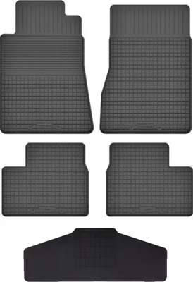 Produktbild von Gummi Fußmatten Set Für: Rover 75 (1998-2005) Gummimatten Schwarz