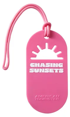Produktbild von American Tourister Anhänger Reisezubehör Luggage Tag 2x Fun Chasing Sunsets pink