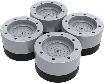 Obrázok produktu pre Tlmič vibrácií pre práčku, antivibračné nožičky, gumové tlmiče, univerzálny tlmič vibrácií, 8,5 cm, materiál