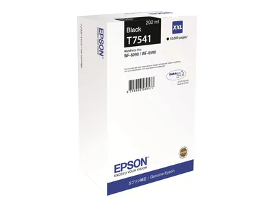 Immagine prodotto di Epson T7541 - Formato XXL - Nero - Originale - Cartuccia d'inchiostro - per WorkForce Pro WF-8090, WF-8090 D3TWC, WF-8090DW, WF-