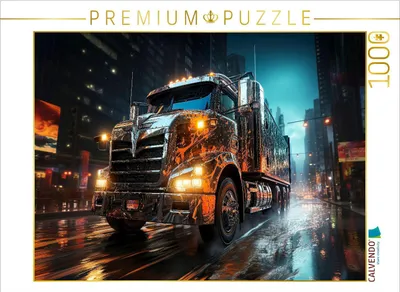 Produktbild von CALVENDO Puzzle Trucks | 1000 Teile Lege-Größe 64x48cm Foto-Puzzle für glückliche Stunden