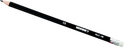 Obrázek produktu pro Trojhranná tužka Kores -   HB / černá  / s pryží