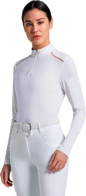 Produktbild von Rg Rider´s Gene Perforated Insert Competition Damen Langarm-t-shirt Weiß XS Damen Weiß XS
