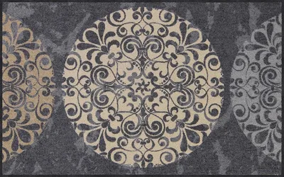 Produktbild von Salonloewe FLIESENKREISE Fußmatte Wohnmatte 75 x 120 cm