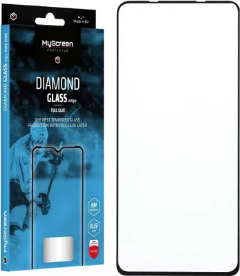 Produktbild von MyScreen Diamond Glass Edge Full Glue für Xiaomi Poco X4 5G / X4 Pro 5G, schwarzer Rahmen