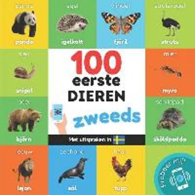 Immagine prodotto di 100 eerste dieren in het zweeds