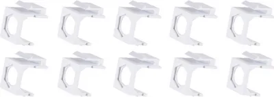 Produktbild von Keystone Leeradapter, sechskant, weiß, 10 Stück