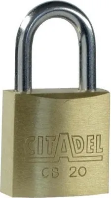 Produktbild von abus Messingvorhangschloss 40mm 2 Schlüssel (238345)