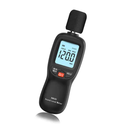 Obrázok produktu pre Digitálny merač hladiny hluku s LCD displejom (30–130 dB(A))