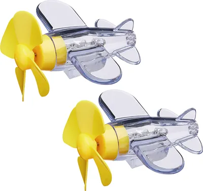 Produktbild von 2 Stück windbetriebener LED-Flugzeugpropeller für Motorrad, Fahrrad, Auto, Dekorationen, wasserdicht, leuchtendes Flugspielzeug, LED-Leuchtspinner, Outdoor-Sportspielzeug, Ornamente