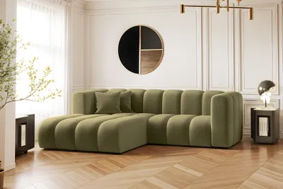 Produktbild von Kaiser Möbel Ecksofa, L-from, Sofa Grand modular stoff Salvador Olive Links