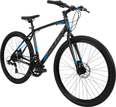 Produktbild von Huffy Carom Gravel 27,5 Zoll Unisex Fahrrad, Mountainbike, Jungenfahrrad, Mädchenfahrrad, Jugendfahrrad, ab 12 Jahre, Schwarz