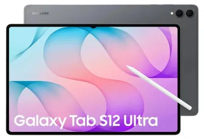 Produktbild von Samsung Galaxy Tab S12 Ultra 5G, 37,1 cm (14.6"), 2960 x 1848 Pixel, 512 GB, 12 GB, 3,5 GHz, Grau
