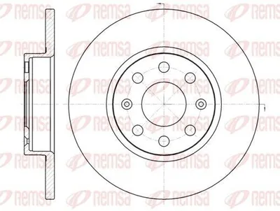 Produktbild von 2x REMSA Bremsscheibe 61209.00 vorne für OPEL Corsa D Schrägheck (S07) 256 8mm