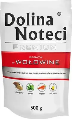 Produktbild von Dolina Noteci Premium Nassfutter für Hunde Rindfleisch Glutenfrei 5 x 500g