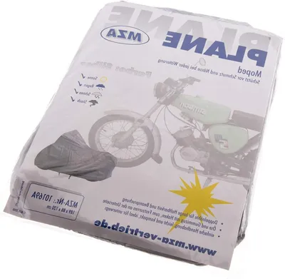 Productafbeelding van Afdekzeil Vouwgarage - Dekzeil Scooter - Motor Bescherming - UV-bestendig - 189x88x120 cm - Grijs