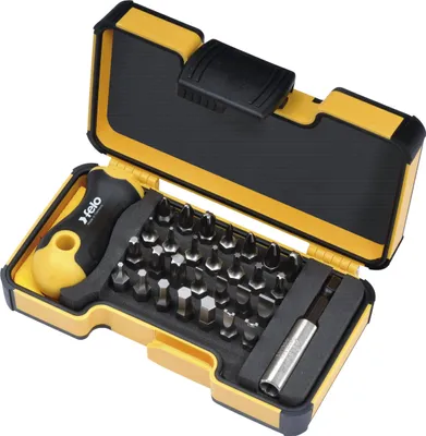 Produktbild von Felo XS-Strongbox Bits 30 (30-tlg., Profile SL, PH, PZ, TORX®, HEX, SPANNER, BH)