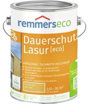 Produktbild von Remmers Öl-Dauerschutz-Lasur [eco] eiche hell (RC-365) 2,5 l, Holzlasur aussen