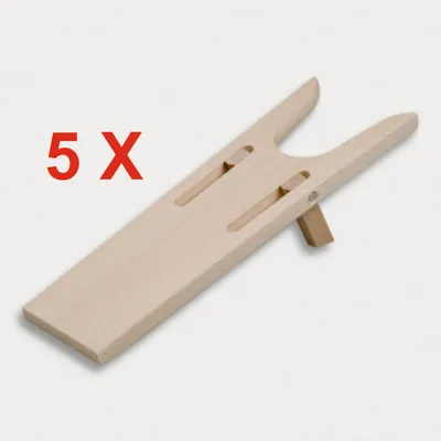 Produktbild von 5 Stück = Stiefelknecht, klappbar aus Holz 32,5 cm